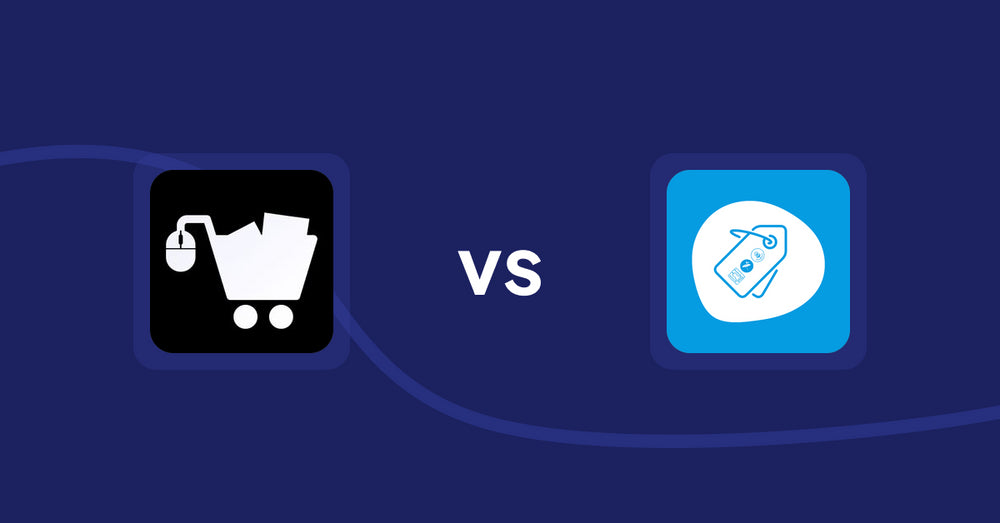 Shopify Product Display Apps: LM Add To Cart Sticky vs Extendons Product Tag Images