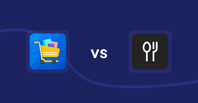 Shopify Product Display Apps: Prezen Wholesale Order vs ServeUp ‑ Restaurant Menu