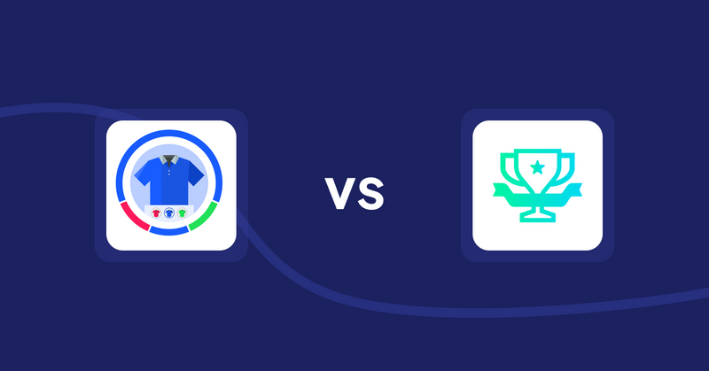 Shopify Product Display Apps: EVS ‑ Easy Variation Swatches vs らくらくランキング表示アプリ｜リテリア Ranking