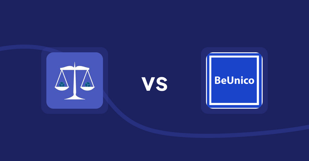 Shopify Product Display Apps: Equate ‑ Product Compare vs BeUnico