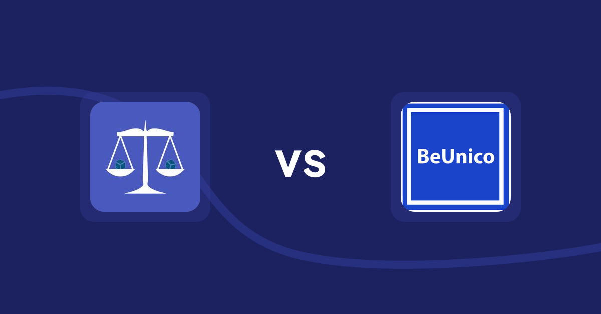 Shopify Product Display Apps: Equate ‑ Product Compare vs BeUnico