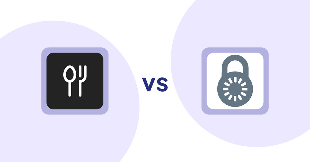 Shopify Product Display Apps: ServeUp ‑ Restaurant Menu vs Reveal Lock Manager