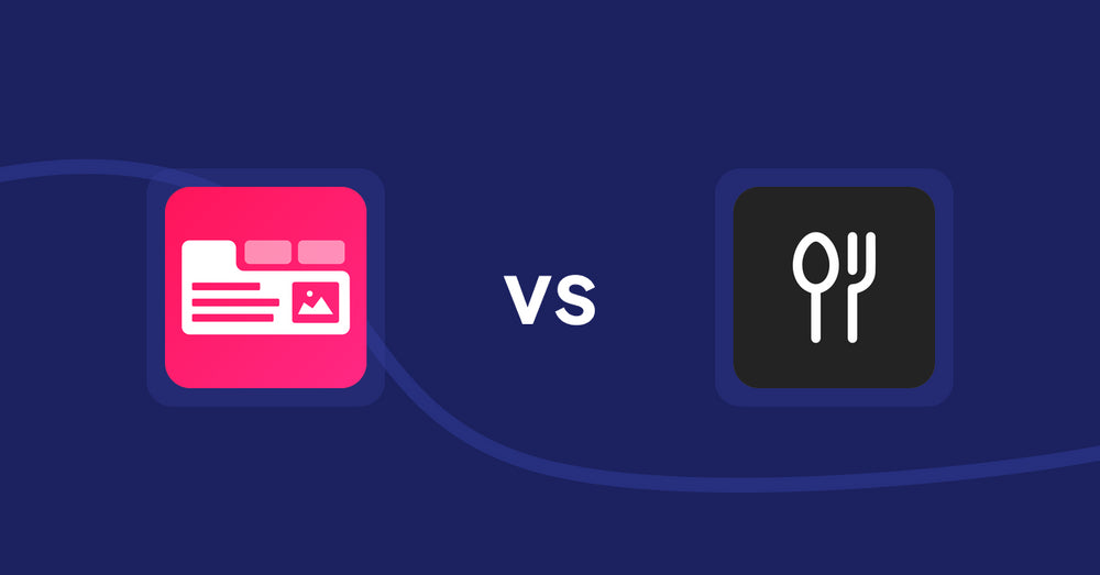 Shopify Product Display Apps: Tabs+ Product Descriptions vs ServeUp ‑ Restaurant Menu