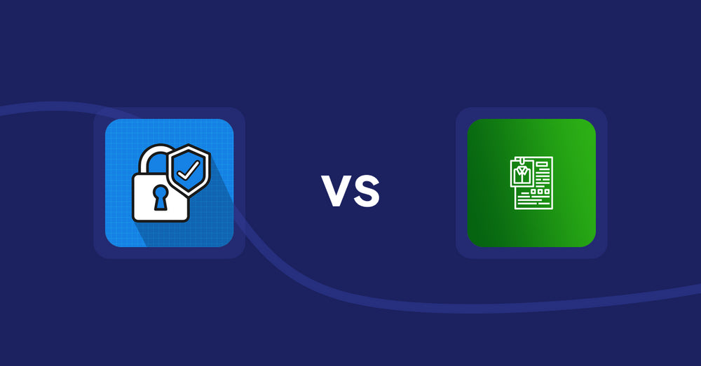 Shopify Product Display Apps: B2B Essential Locks vs OC Product Size Chart