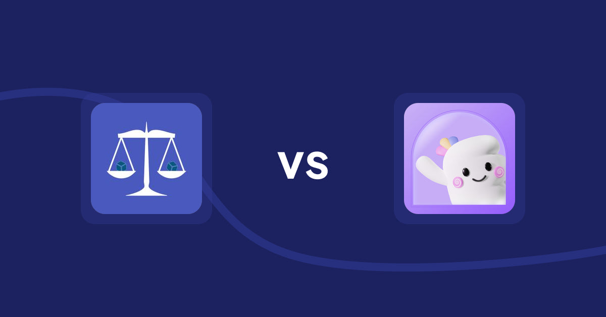 Shopify Product Display Apps: Equate ‑ Product Compare vs Easify Product Attachments