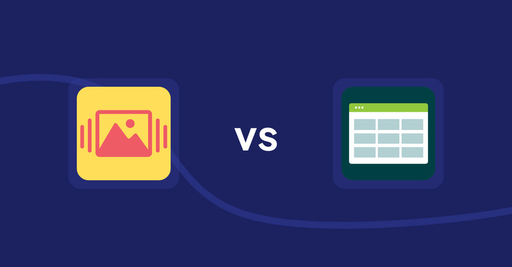 Shopify Product Display Apps: Slidy Testimonial Carousel vs Product Table