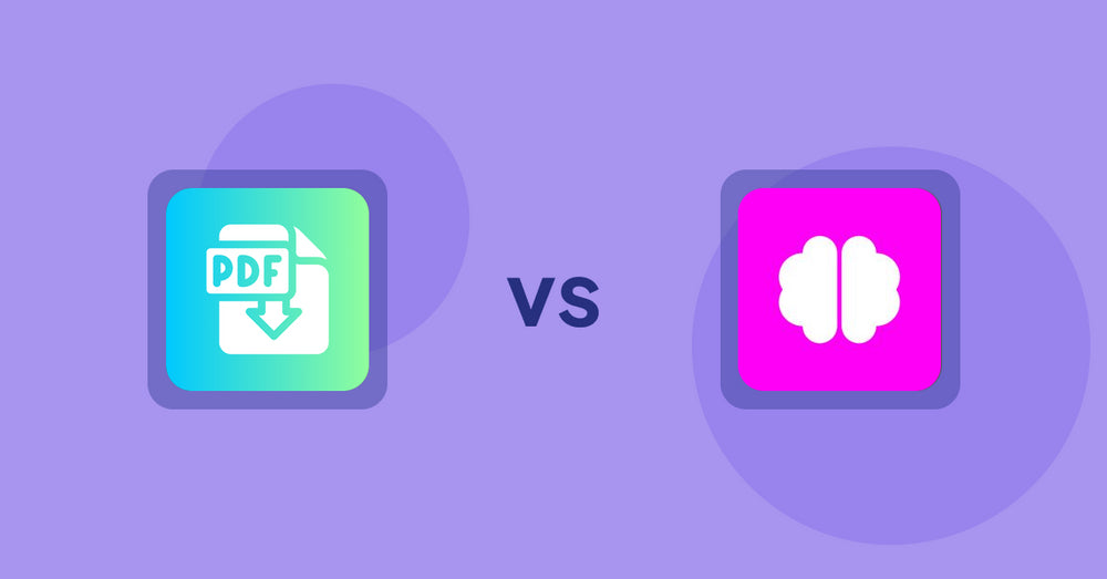 Shopify Product Display Apps: Hukify ‑ PDF Catalog Printer vs Brainy: AI SEO & Content Boost