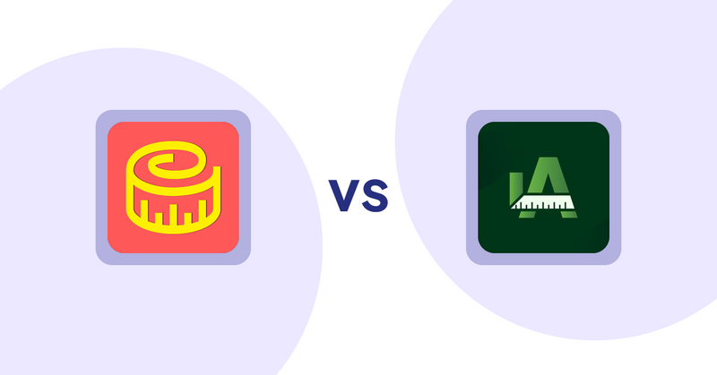 Shopify Product Display Apps: Snake Size Chart & Size Guide vs Easy Size Chart by Akeans
