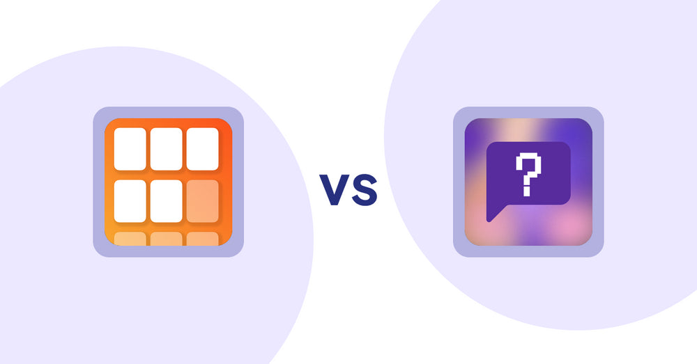 Shopify Product Display Apps: Scroll Bee ‑ Infinite Scroll vs FAQbucket ‑ Help Center & FAQ