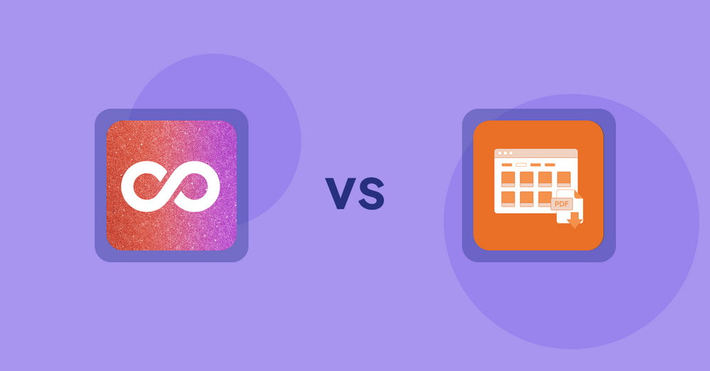 Shopify Product Display Apps: Infinite Scroll Pro vs Meetanshi PDF Product Catalog