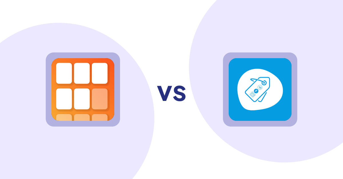 Shopify Product Display Apps: Scroll Bee ‑ Infinite Scroll vs Extendons Product Tag Images