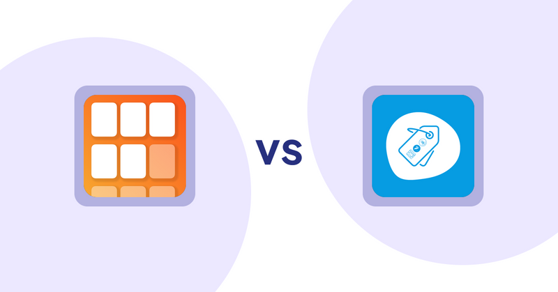 Shopify Product Display Apps: Scroll Bee ‑ Infinite Scroll vs Extendons Product Tag Images