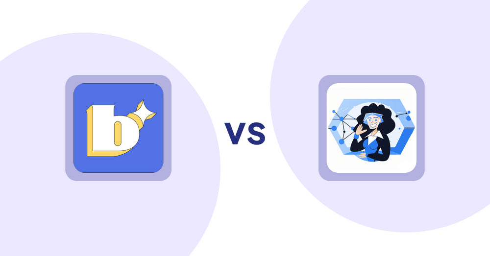 Shopify Product Display Apps: Because: CRO + Personalization vs Eva AI: Optimize Descriptions