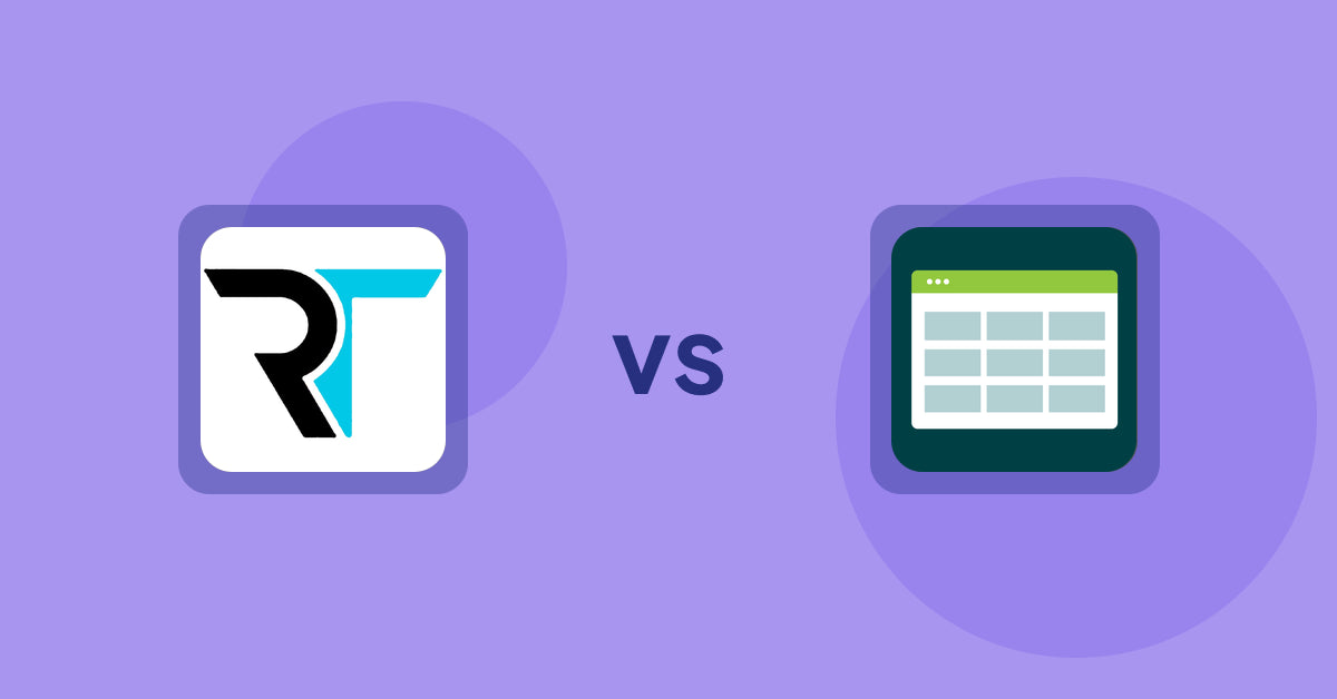 Shopify Product Display Apps: Cost Per Item vs. Product Table