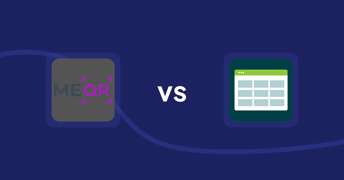 Shopify Product Display Apps: ME‑QR vs Product Table