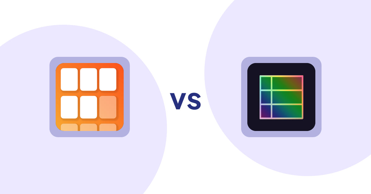 Shopify Product Display Apps: Scroll Bee ‑ Infinite Scroll vs TableFlow Specification Table