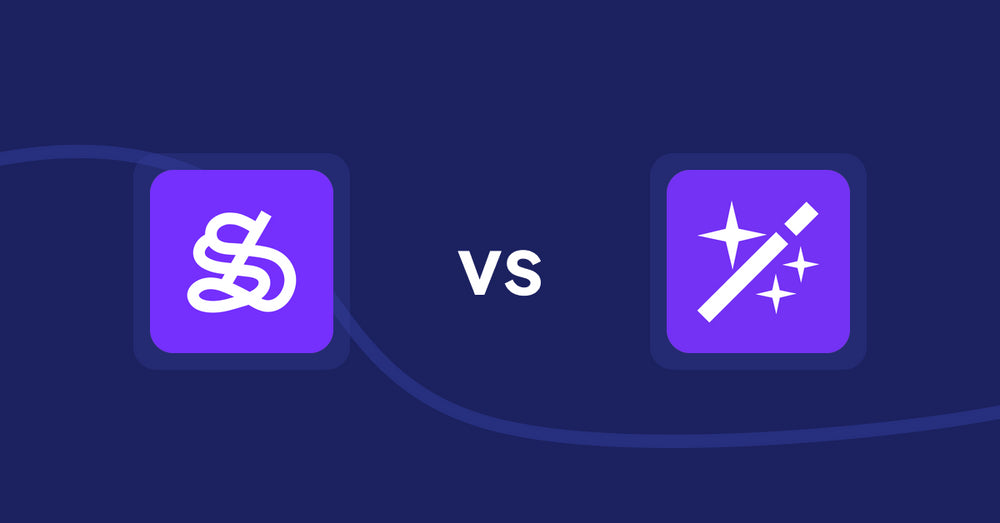 Shopify Product Display Apps: WeShop AI: Model & Product Photo vs Magi ‑ AI Write Description