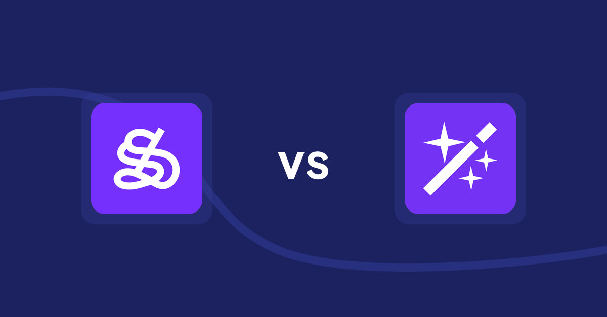 Shopify Product Display Apps: WeShop AI: Model & Product Photo vs Magi ‑ AI Write Description