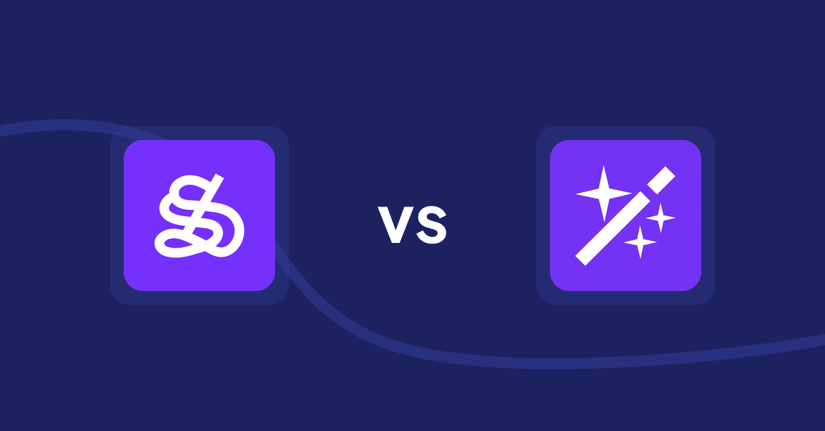 Shopify Product Display Apps: WeShop AI: Model & Product Photo vs Magi ‑ AI Write Description