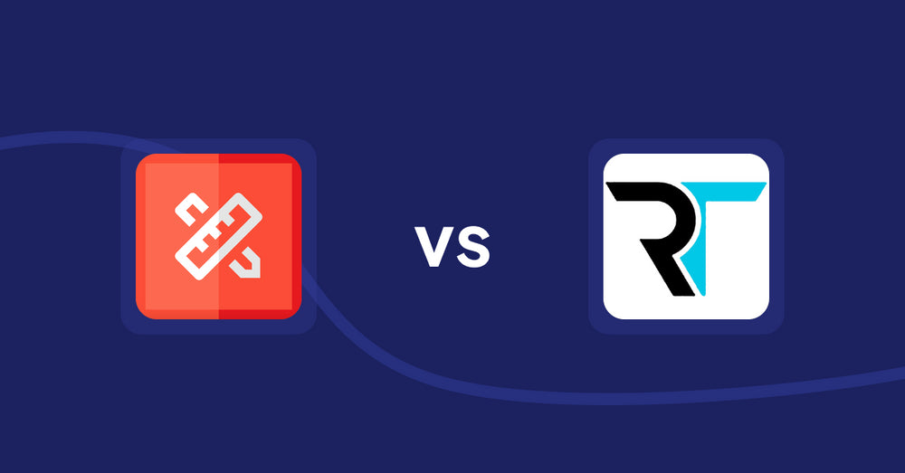 Shopify Product Display Apps: RT: Size Chart, Size Guide vs. Cost Per Item