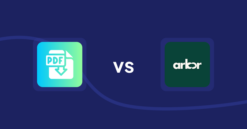 Shopify Product Display Apps: Hukify ‑ PDF Catalog Printer vs. Arbor ― Carbon Transparency