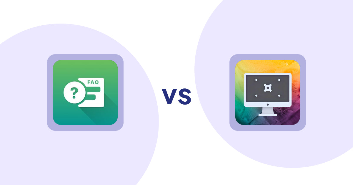 Shopify Product Display Apps: FAQ Expert: Product FAQ vs PC Builder