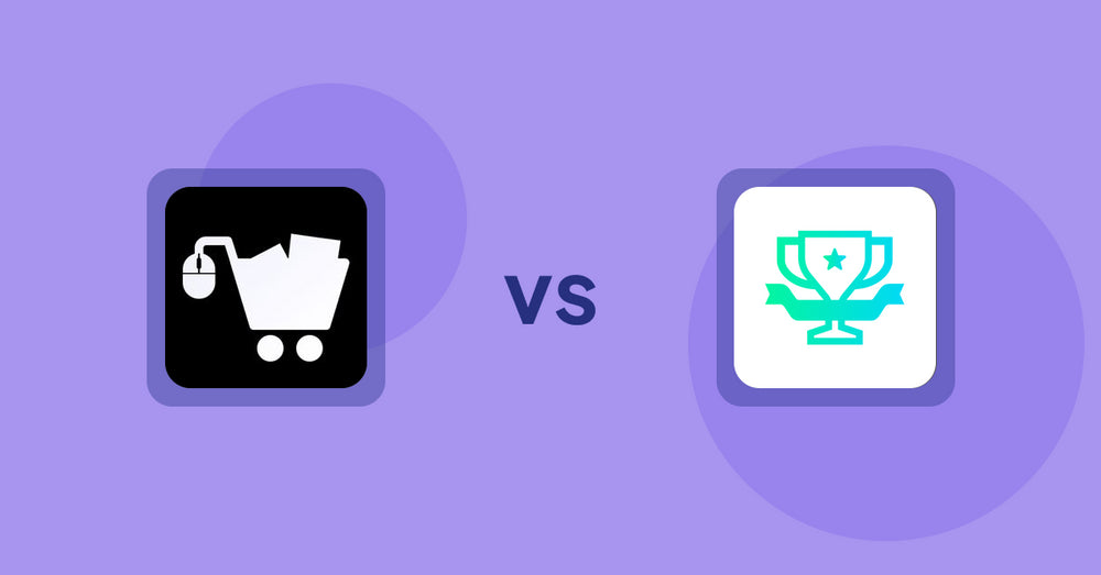 Shopify Product Display Apps: LM Add To Cart Sticky vs らくらくランキング表示アプリ｜リテリア Ranking