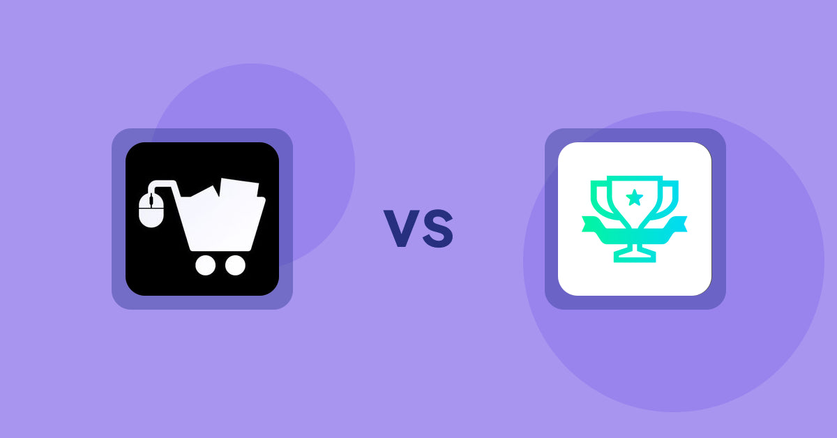 Shopify Product Display Apps: LM Add To Cart Sticky vs らくらくランキング表示アプリ｜リテリア Ranking