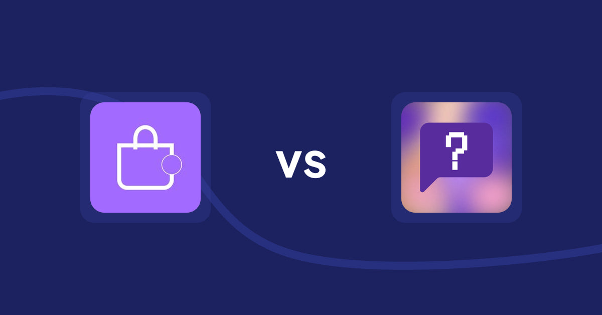 Shopify Product Display Apps: ShowMe: Product Showcases vs FAQbucket ‑ Help Center & FAQ
