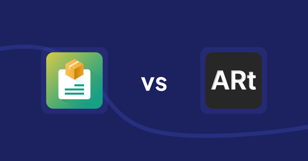 Shopify Product Display Apps: Product Descriptions by AMP vs Wall Art Viewer AR