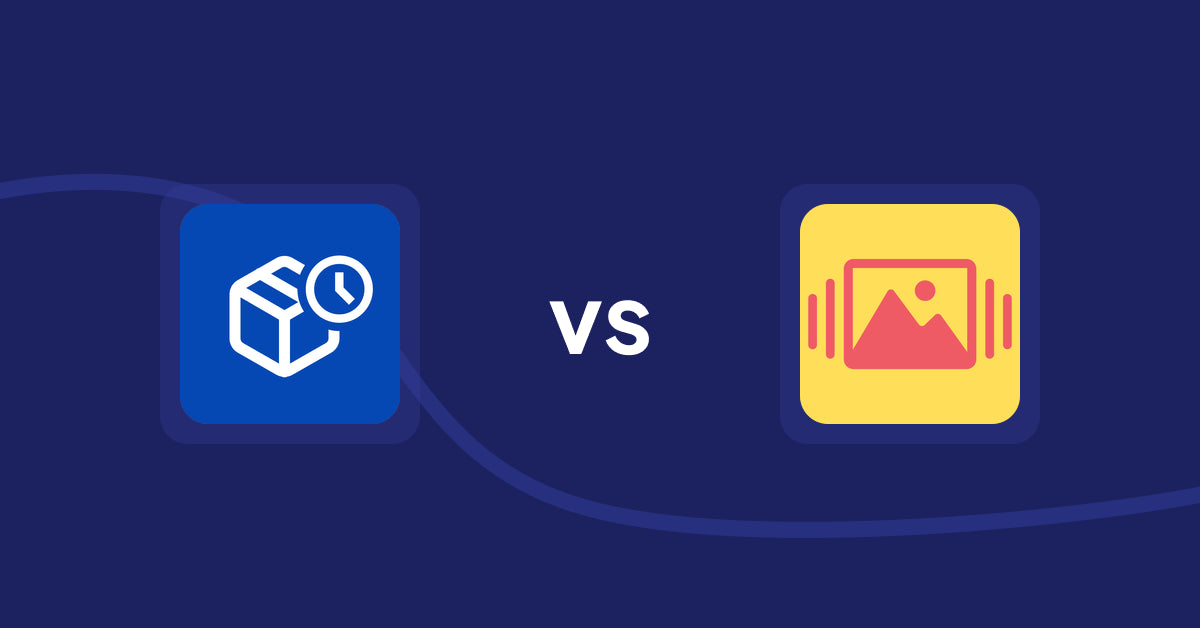 Shopify Product Display Apps: PreOrder Alpha vs Slidy Testimonial Carousel