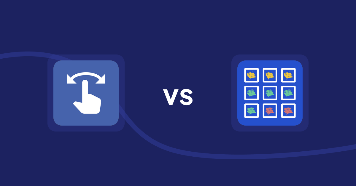 Shopify Product Display Apps: HypeSwipe: Swipes to Sales vs Pixc: Visual Merchandising