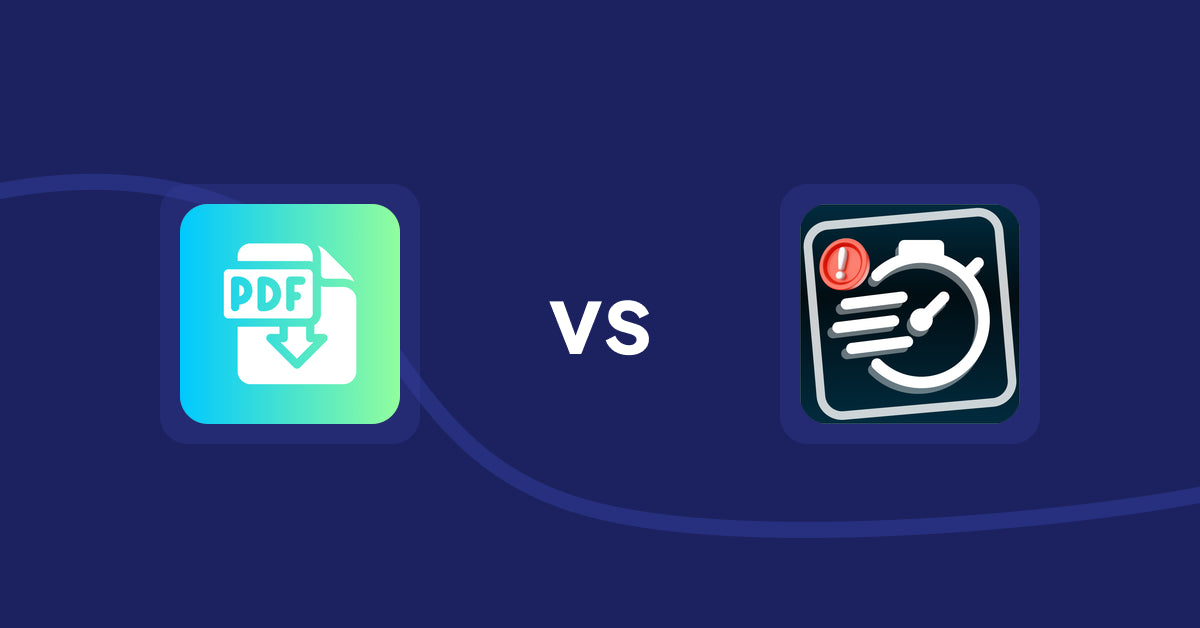 Shopify Product Display Apps: Hukify ‑ PDF Catalog Printer vs Urgency! Low Stock Counter