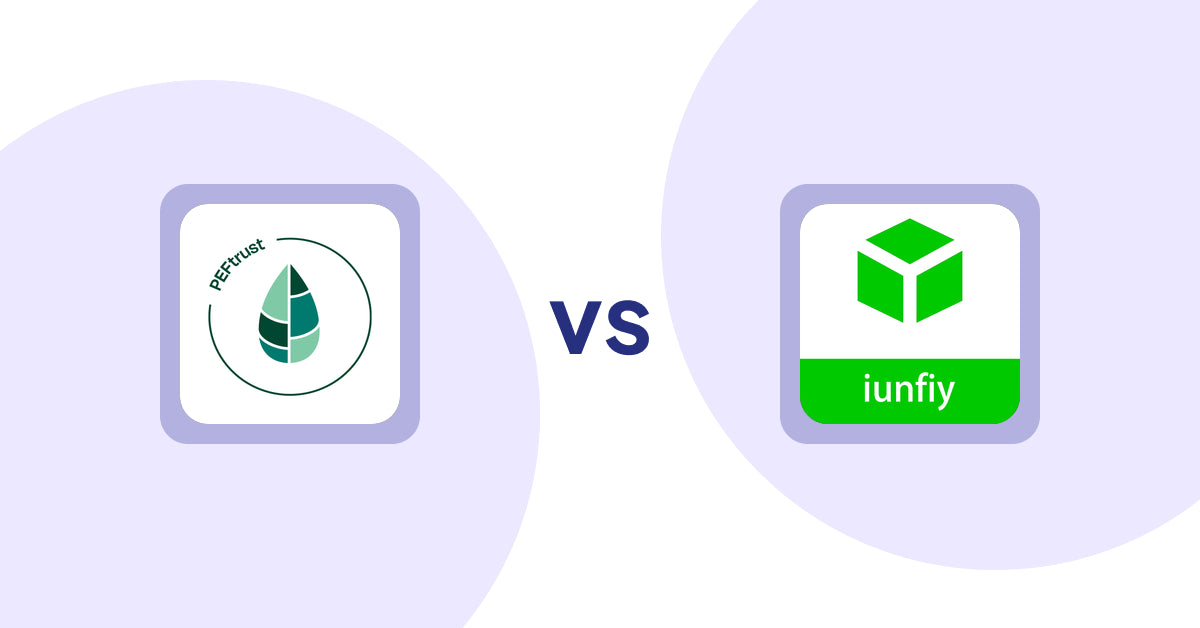 Shopify Product Display Apps: Peftrust vs iunfiy • Related Products