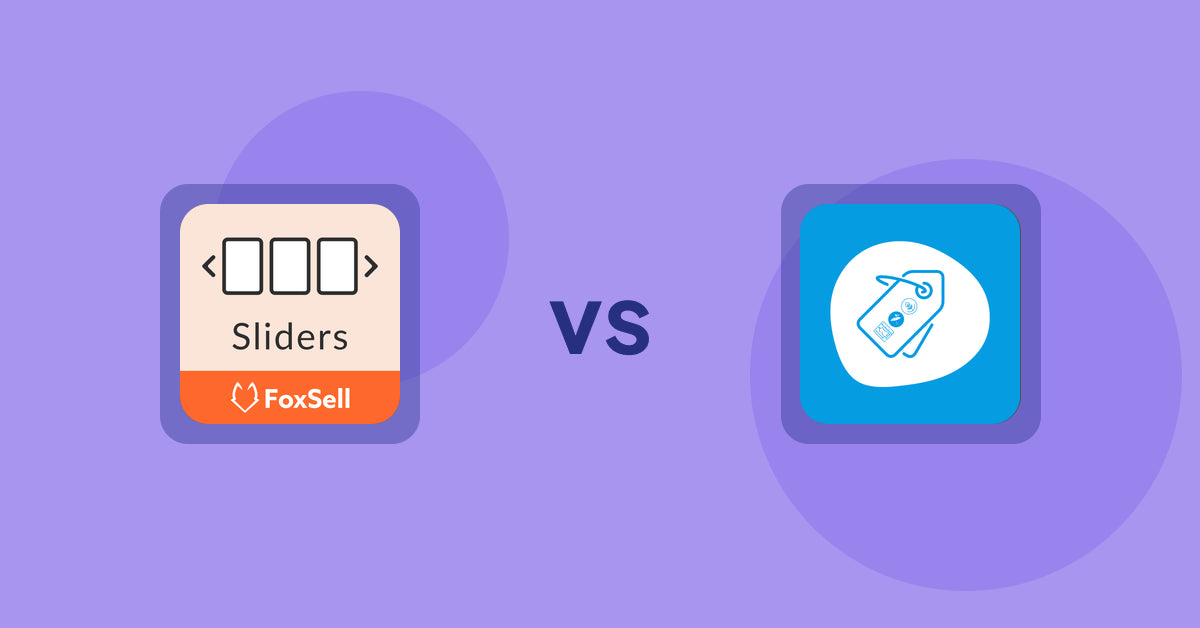 Shopify Product Display Apps: FoxSell Slider & Carousel vs. Extendons Product Tag Images