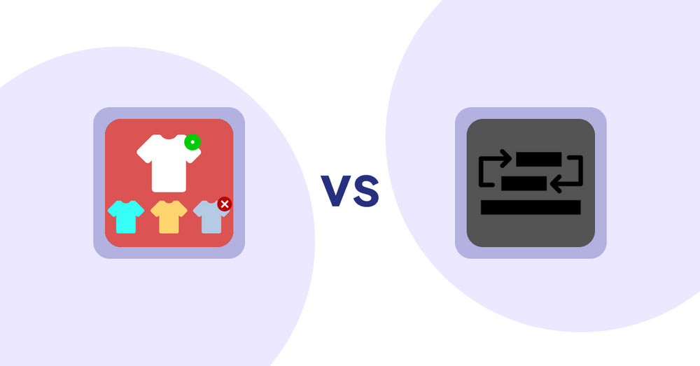 Shopify Product Display Apps: ST: Product & Collection Sort vs Sortyfi Collection Merchandise