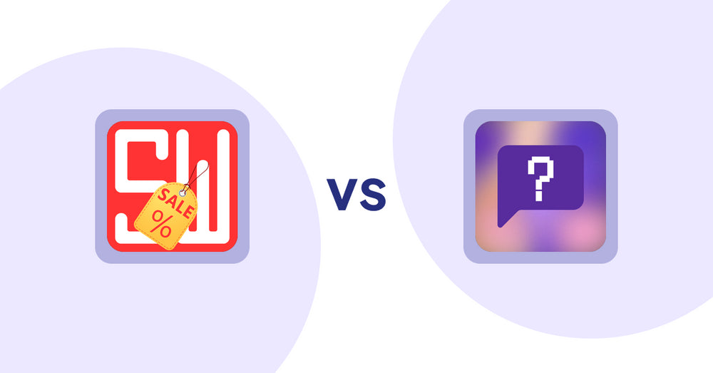Shopify Product Display Apps: Super Watermarks ‑ Badges vs FAQbucket ‑ Help Center & FAQ