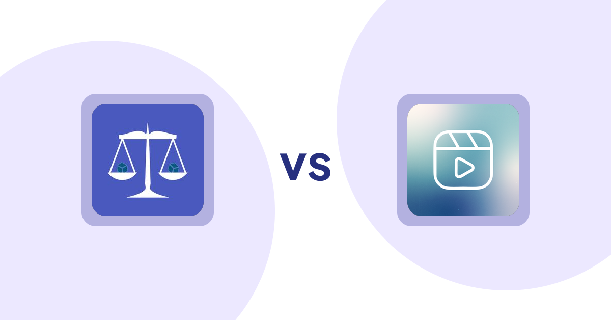 Shopify Product Display Apps: Equate ‑ Product Compare vs Reelify ‑ Shoppable Reel Video