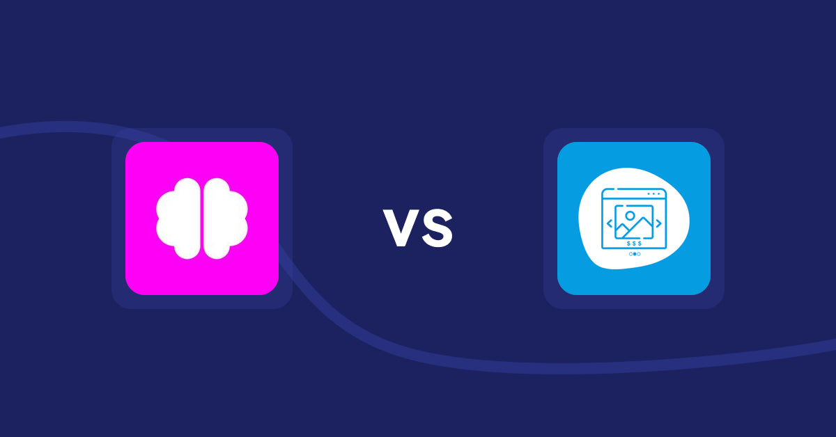 Shopify Product Display Apps: Brainy: AI SEO & Content Boost vs Quick Product Navigator Slide