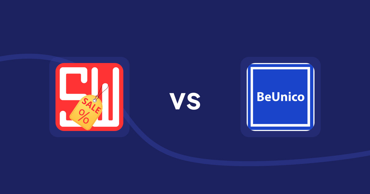 Shopify Product Display Apps: Super Watermarks ‑ Badges vs BeUnico