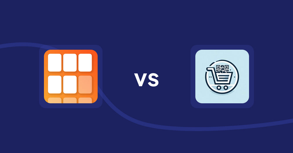 Shopify Product Display Apps: Scroll Bee ‑ Infinite Scroll vs QR Cartify