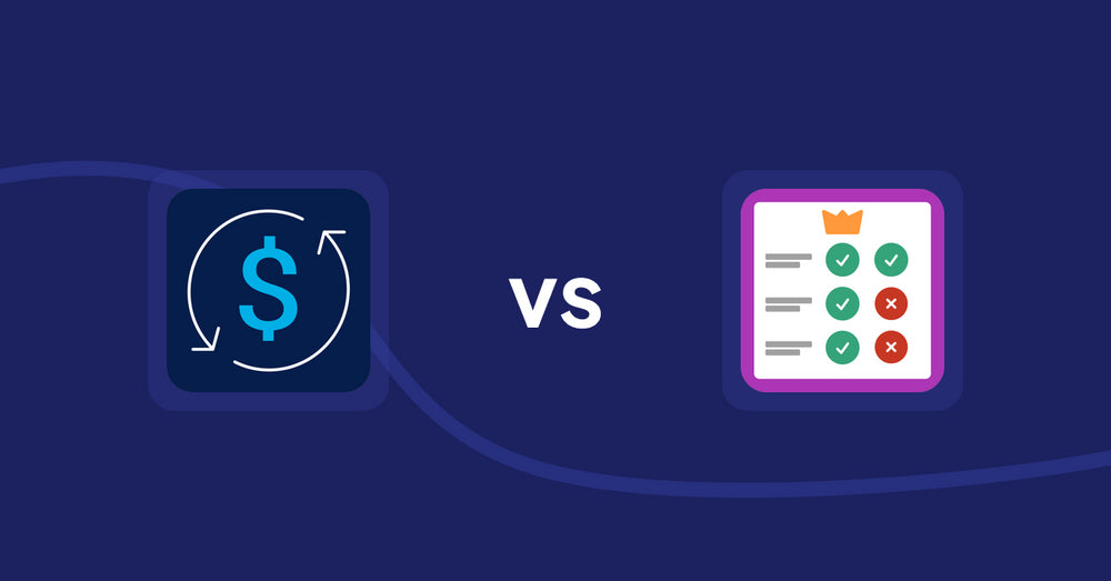 Shopify Product Display Apps: Bestsellers reSort vs Pretty Comparison Tables