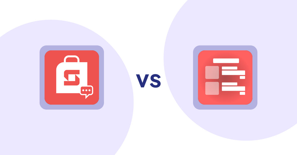 Shopify Product Display Apps: Stackend: Customer Community vs Menulog