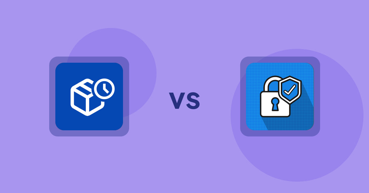 Shopify Product Display Apps: PreOrder Alpha vs B2B Essential Locks
