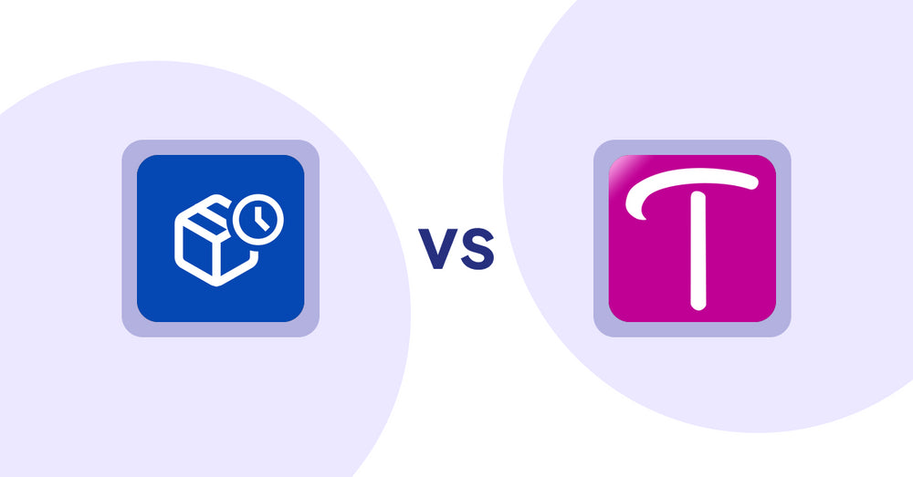 Shopify Product Display Apps: PreOrder Alpha vs. WS Transparency