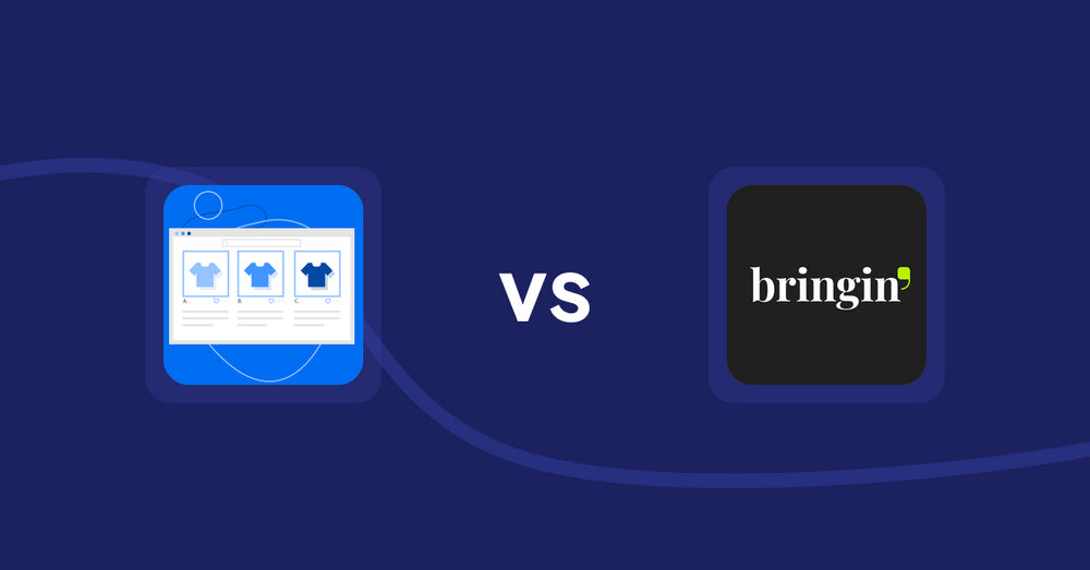 Shopify Product Display Apps: Hura Product Showcase Builder vs Bringin