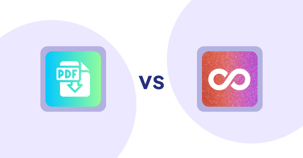 Shopify Product Display Apps: Hukify ‑ PDF Catalog Printer vs Infinite Scroll Pro