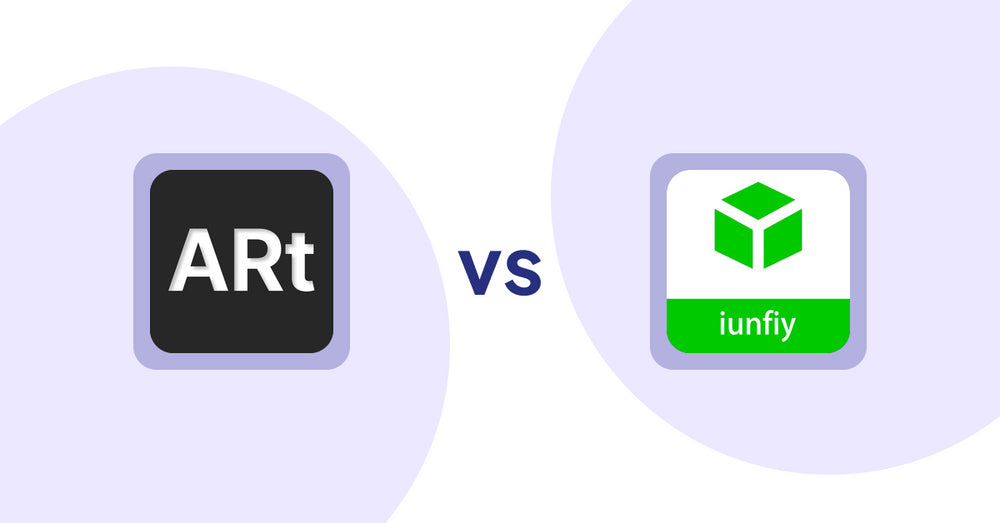 Shopify Product Display Apps: Wall Art Viewer AR vs iunfiy • Related Products