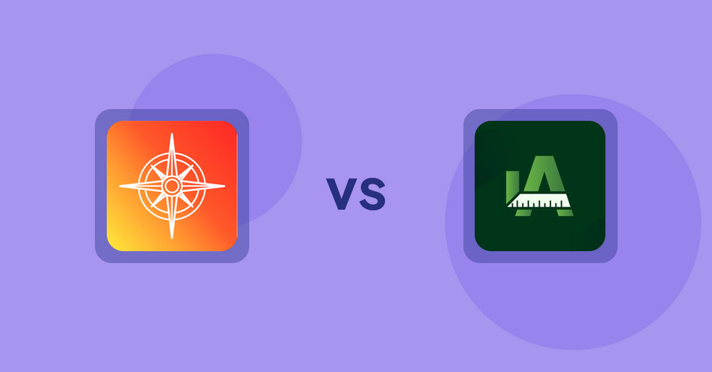 Shopify Product Display Apps: Compass Navigation vs Easy Size Chart by Akeans