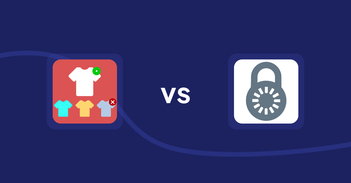 Shopify Product Display Apps: ST: Product & Collection Sort vs Reveal Lock Manager